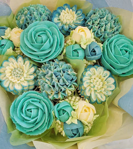 Roses Baby Shower Cupcake Bouquet